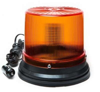 МАЯК СВЕТОДИОДНЫЙ ИМПУЛЬСНЫЙ МИМ 04-02АЖ АВТОЖЕЛТЫЙ (LED, ПРЯМОЙ ШНУР)